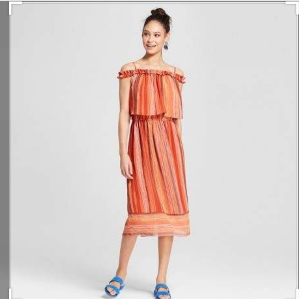 ***3 for 20*** 🏵️🏵️Orange summer dress